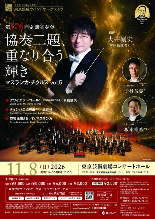 東京佼成ウインドオーケストラ第176回定期演奏会 の画像