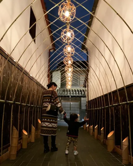 たけはら憧憬の路 ～町並み竹灯り～ の画像